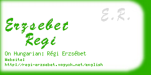 erzsebet regi business card
